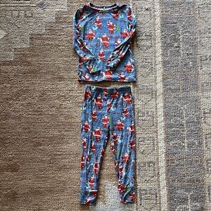 Posh Peanut Santa Christmas pajamas